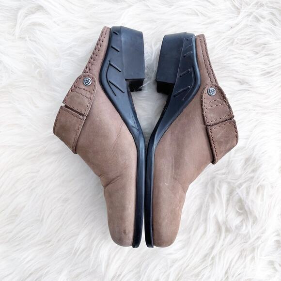 Ariat Brown Leather Sport Slip On Clog - Picture 5 of 8